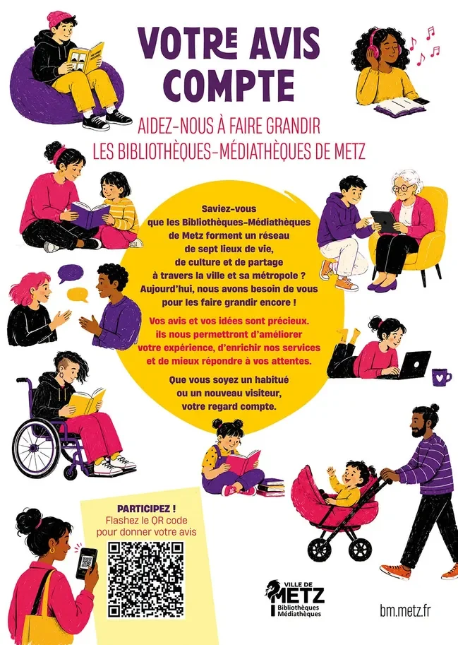 À Metz, votre avis peut faire évoluer les médiathèques