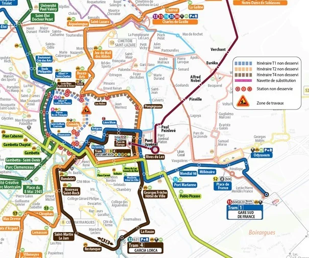 Montpellier: votre trajet en tram change cet été
