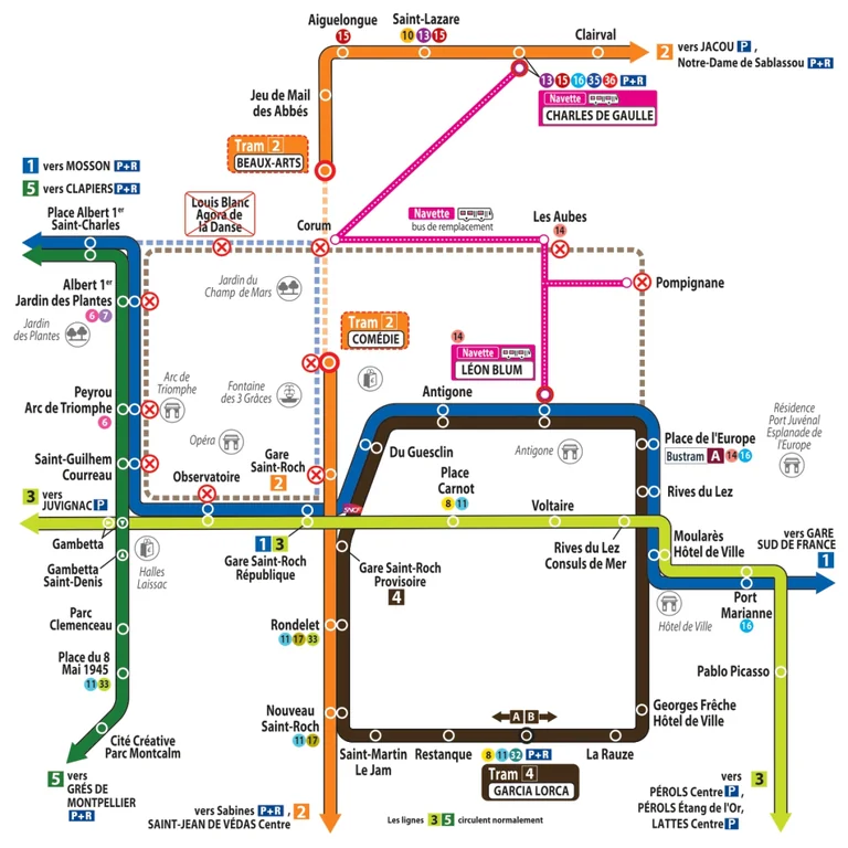 Montpellier: votre trajet en tram change cet été