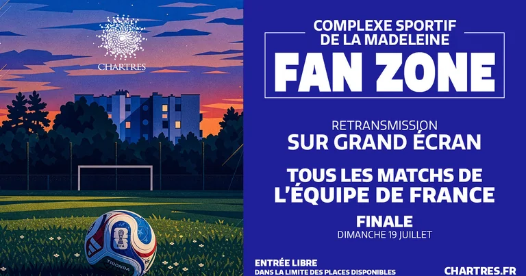 À Chartres, fan zone gratuite avec navettes et contrôles