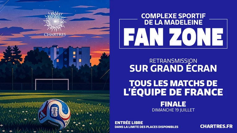 À Chartres, fan zone gratuite avec navettes et contrôles