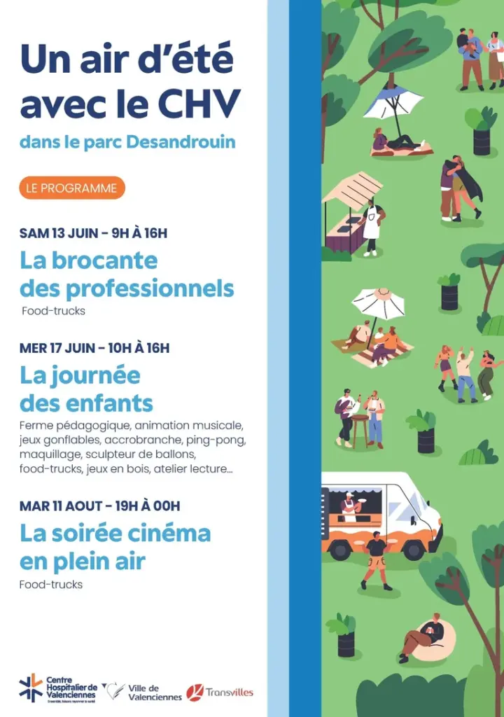 À Valenciennes, l’été du CHV anime le parc Désandrouin
