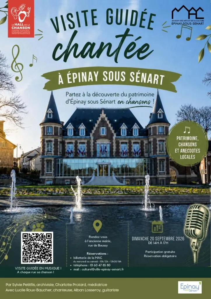 Épinay-sous-Sénart : balade chantée gratuite le 20 septembre