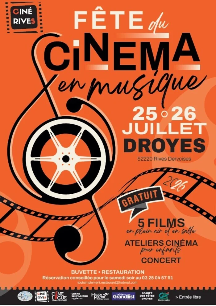 Fête du cinéma à Droyes : rendez-vous les 25 et 26 juillet: ce qu'il faut retenir