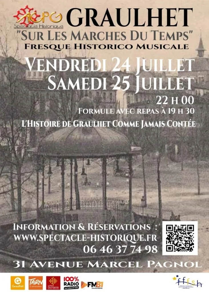 Le 24 juillet à Graulhet : une fresque historico-musicale à découvrir pour 15 €