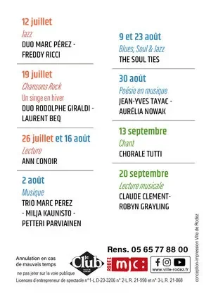 Les Dimanches du Kiosque à Rodez : gratuit le 26 juillet: l'impact pour les habitants