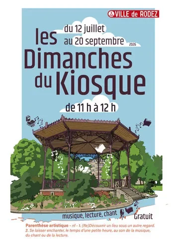 Les Dimanches du Kiosque à Rodez : gratuit le 26 juillet: l'impact pour les habitants