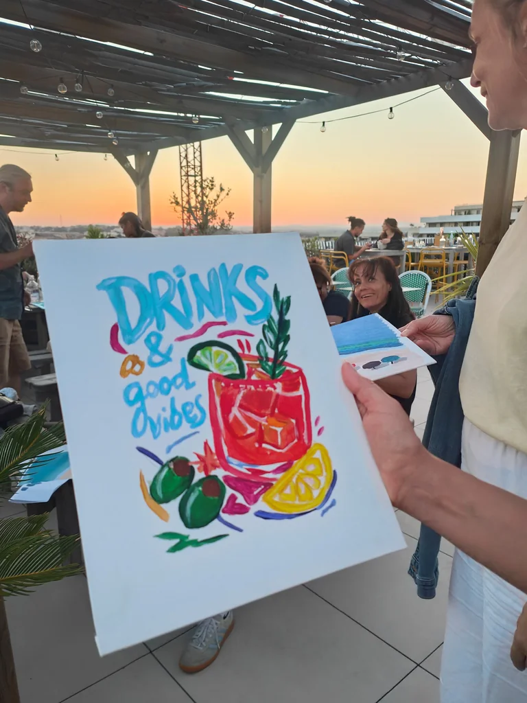 Paint & Drink au Jost à Montpellier ce mercredi soir