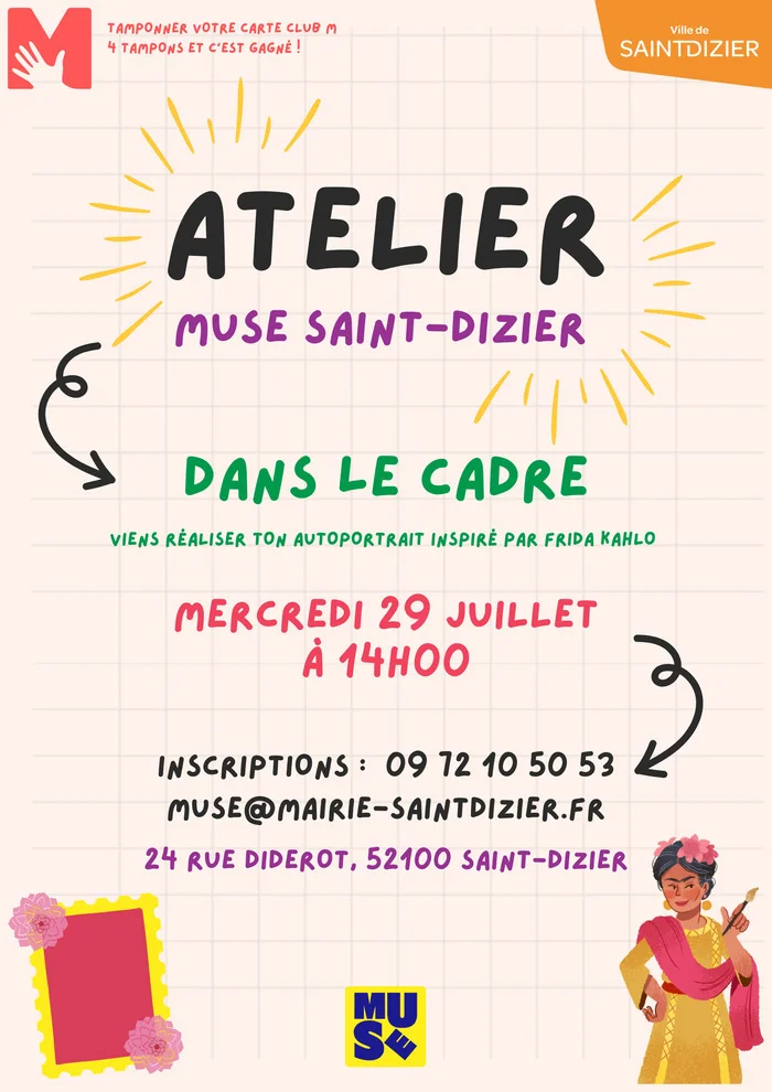Saint-Dizier : l’Atelier de l’été gratuit le 29 juillet