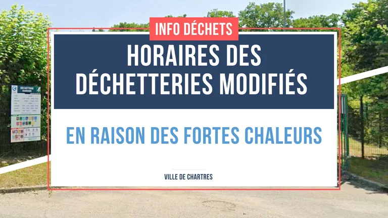 À Chartres, les déchets changent d’horaire face à la chaleur
