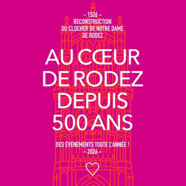 À Rodez, le clocher fête ses 500 ans dans la rue
