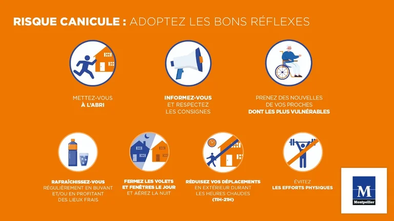 Canicule à Montpellier : les bons réflexes pour se protéger