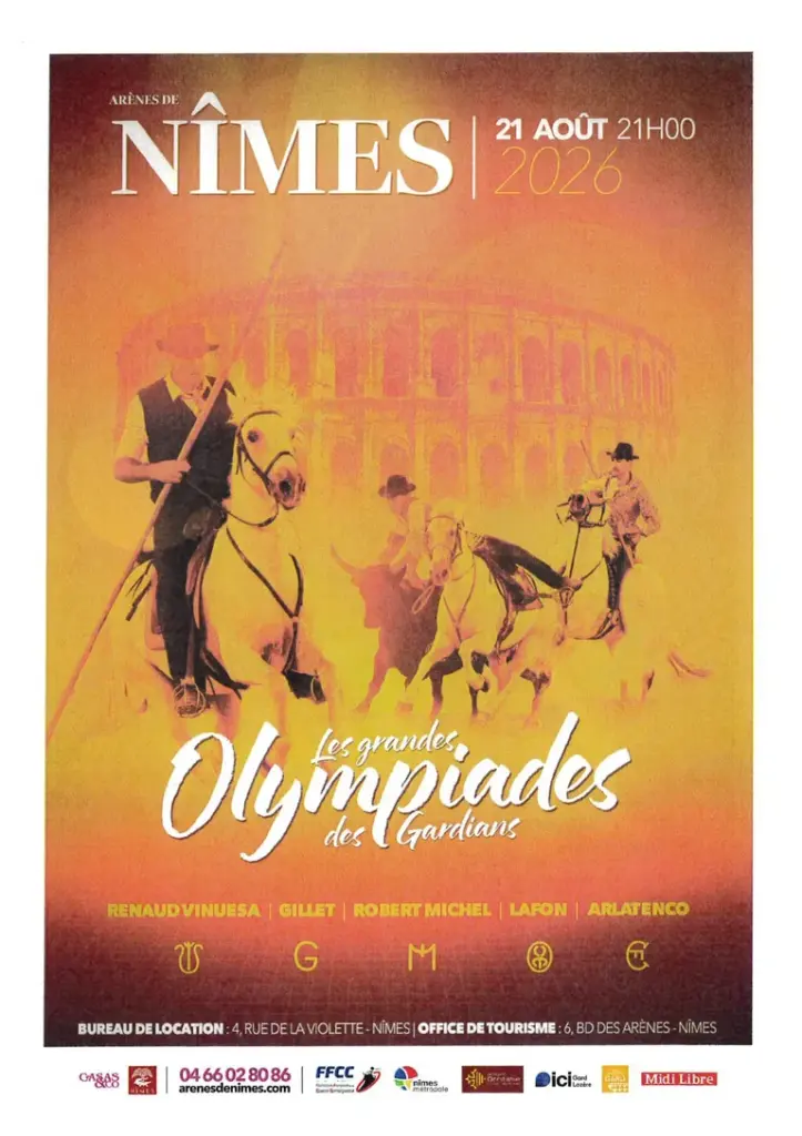 Nîmes : les Grandes Olympiades des Gardians arrivent aux Arènes