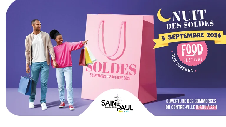 Nuit des Soldes à Saint-Paul : shopping gourmand le 5 septembre