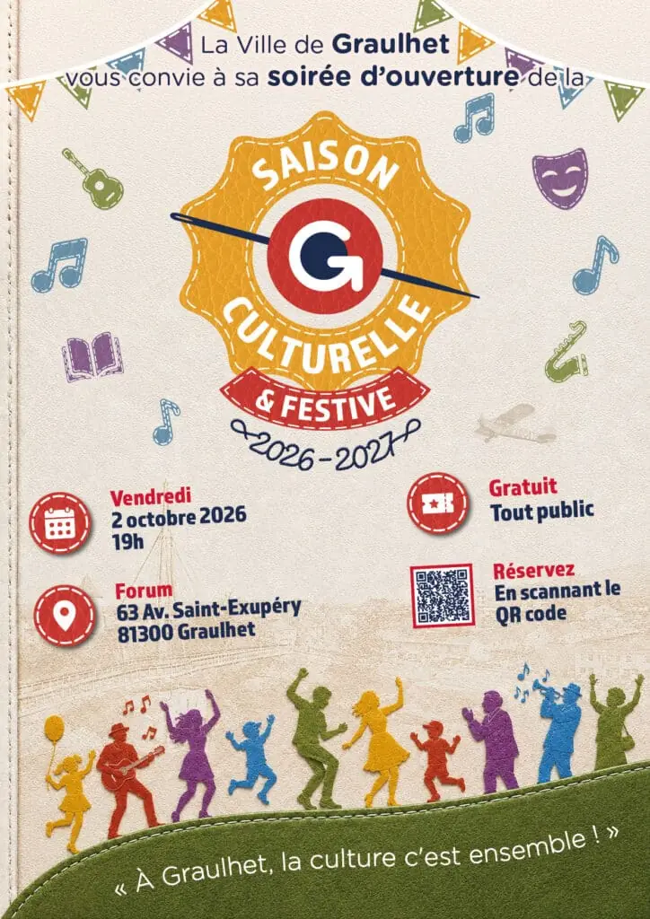 Graulhet : la culture fait sa rentrée au Forum le 2 octobre